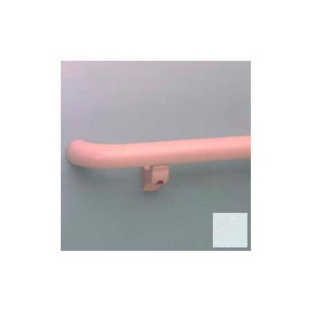Pawling Round Handrail, 1-1/2" Grip, Aluminum Retainer, 12' Long, Blue Ice BR-1200-12-29
